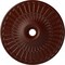 Ekena Millwork Galveston Medallion (Canopies up to 4 3/4"), 36 5/8"OD x 3 5/8"ID x 2 3/8"P, Brushed Mahogany CM36GLBMF - alternate 1